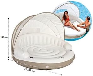 INTEX Canopy Island Inflatable Pool Float - Image 2