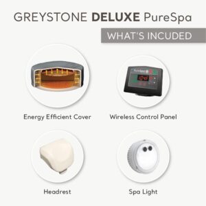 Intex PureSpa Plus Greystone Square Hot Tub - Image 5