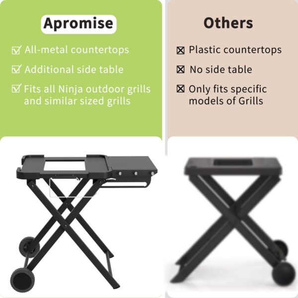 Grill Stand for Ninja Woodfire Outdoor-Grill - Image 4