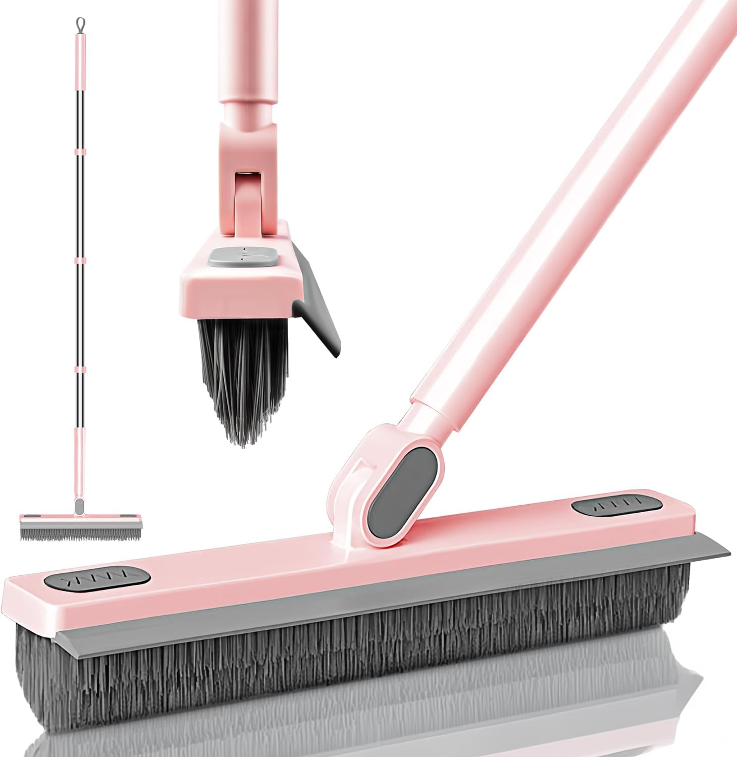 KZKR Floor Scrub Brush with Squeegee