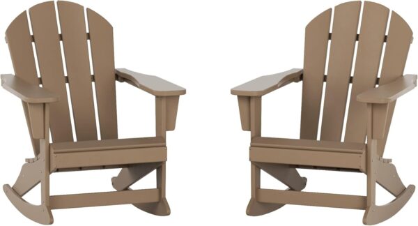 WestinTrends Malibu Outdoor Rocking Chair Set of 2