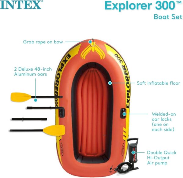 INTEX Explorer Inflatable Boat Series - Image 5