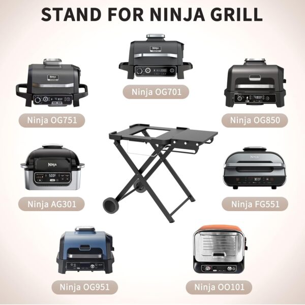 Grill Stand for Ninja Woodfire Outdoor-Grill - Image 2