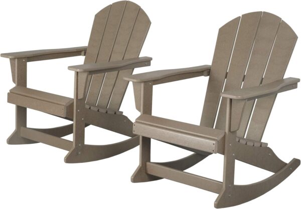 WestinTrends Malibu Outdoor Rocking Chair Set of 2 - Image 7