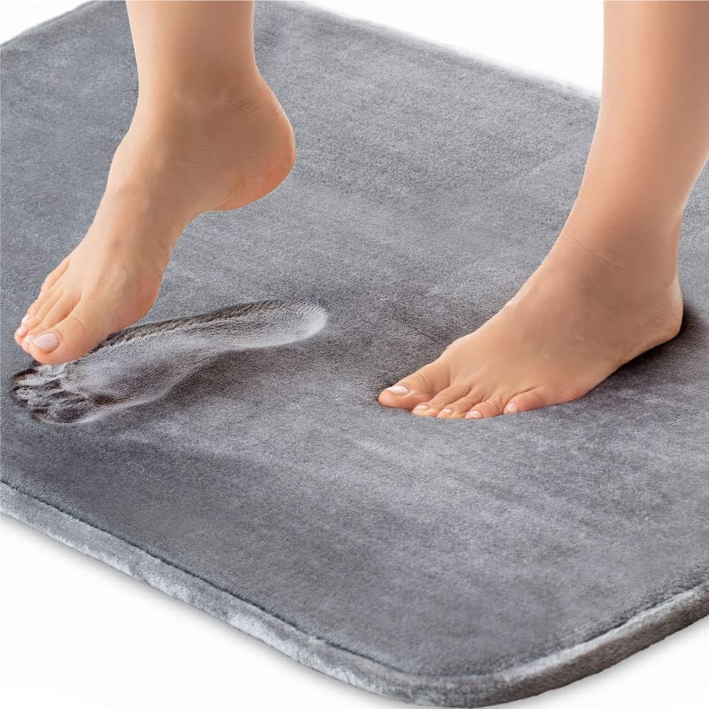 Gorilla Grip Thick Memory Foam Bath Rugs