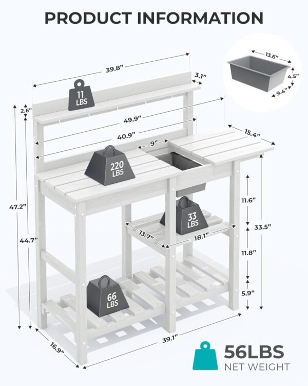 SERWALL Potting Table - Image 3