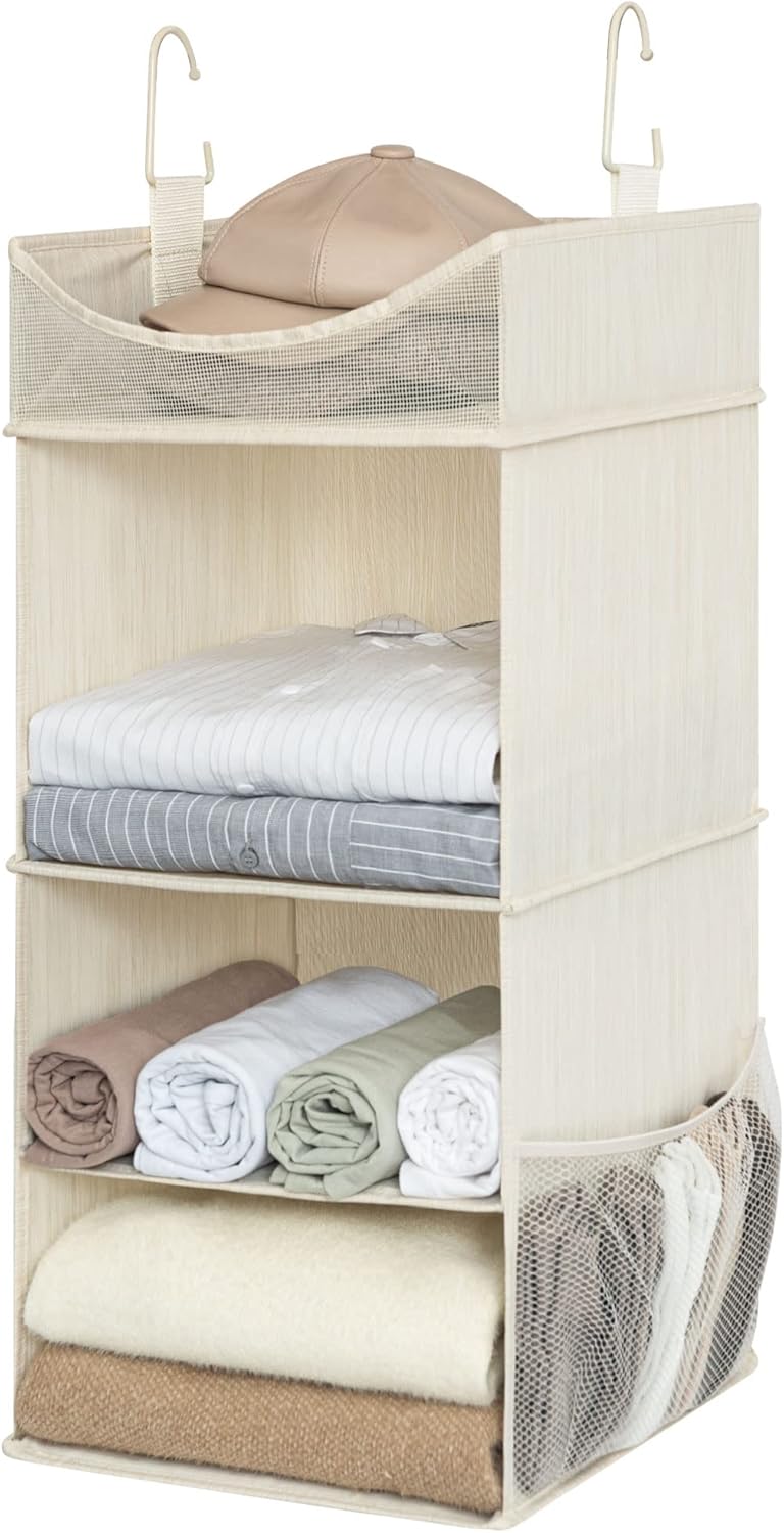 StorageWorks 3-Shelf Hanging Closet Organizer