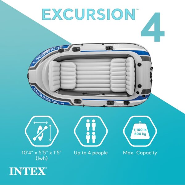 INTEX Excursion Inflatable Boat Series - Image 2