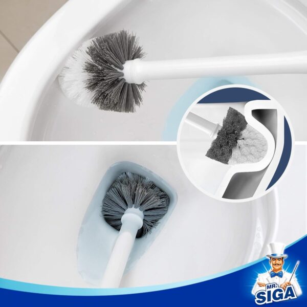 MR.SIGA Toilet Bowl Brush and Holder - Image 5