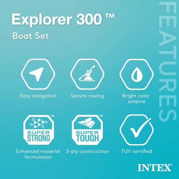 INTEX Explorer Inflatable Boat Series - Image 3