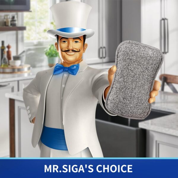 MR.SIGA Dual-Sided Scrub Sponges - Image 2