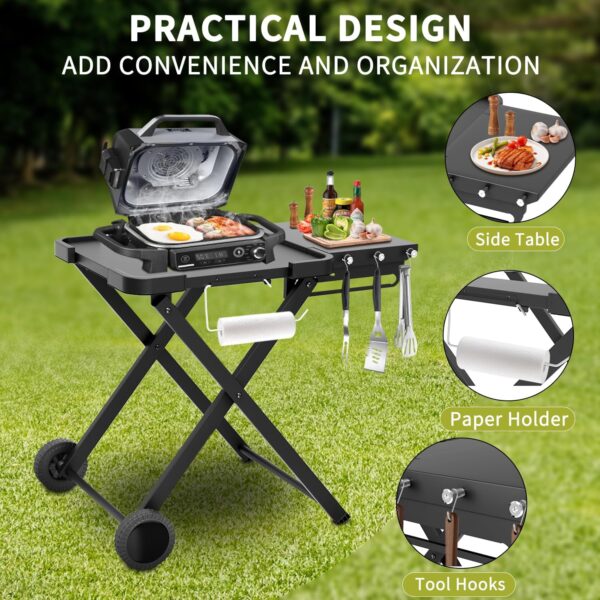 Grill Stand for Ninja Woodfire Outdoor-Grill - Image 7