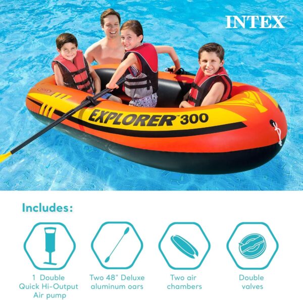 INTEX Explorer Inflatable Boat Series - Image 4