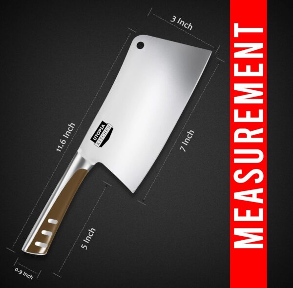 Utopia Kitchen 7 Inch Cleaver Knife - Image 2