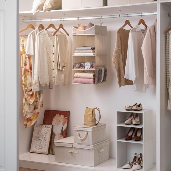 StorageWorks 3-Shelf Hanging Closet Organizer - Image 2