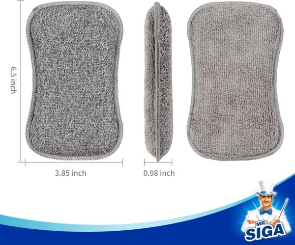 MR.SIGA Dual-Sided Scrub Sponges - Image 5