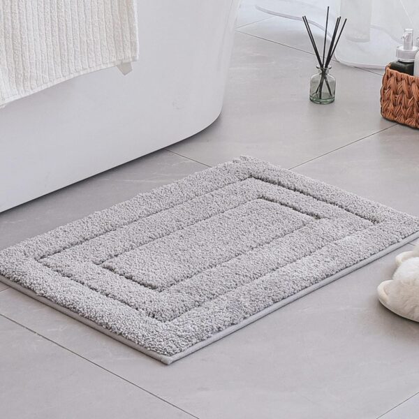 GRANNY SAYS Gray Bathroom Rugs - Image 8