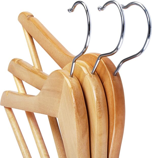 Utopia Home Premium Wooden Hangers - Image 6