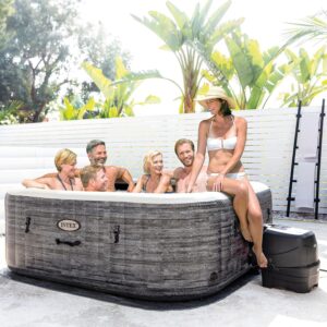Intex PureSpa Plus Greystone Square Hot Tub - Image 6
