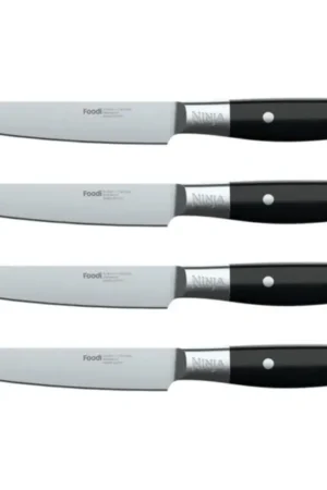Ninja K32004 Foodi NeverDull System 4-Piece Steak Knife Set