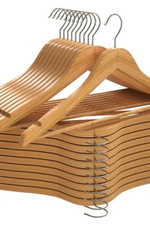 Utopia Home Premium Wooden Hangers