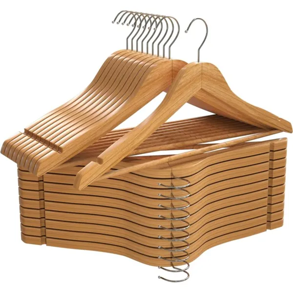 Utopia Home Premium Wooden Hangers