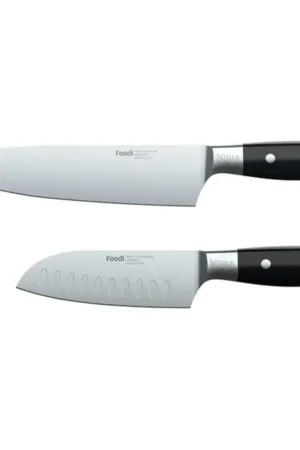 Ninja Foodi NeverDull System 2-Piece Chef Knife & Santoku Knife Set