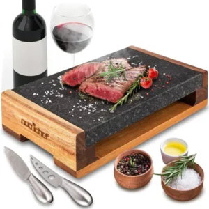 Nutrichef Cooking Stone Grill Set