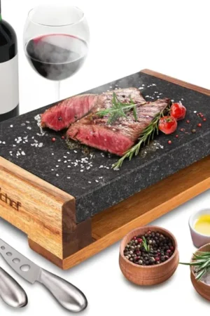 Nutrichef Cooking Stone Grill Set