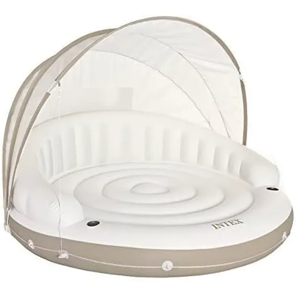 INTEX Canopy Island Inflatable Pool Float