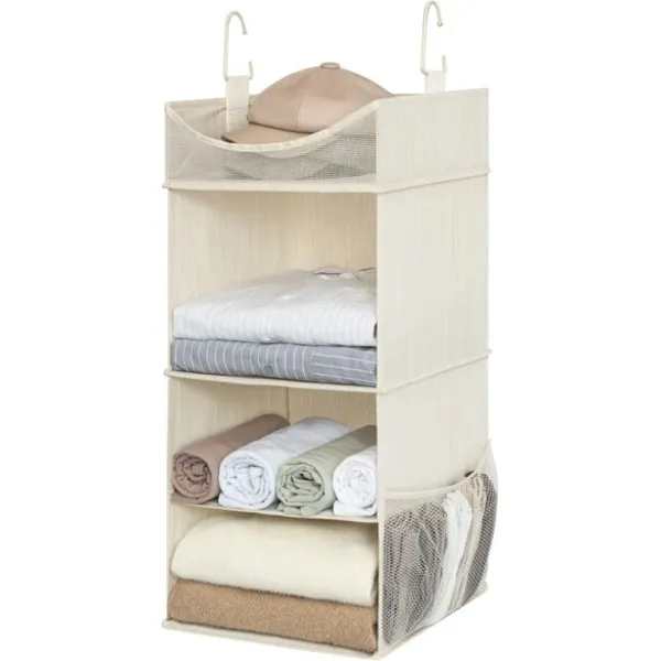 StorageWorks 3-Shelf Hanging Closet Organizer