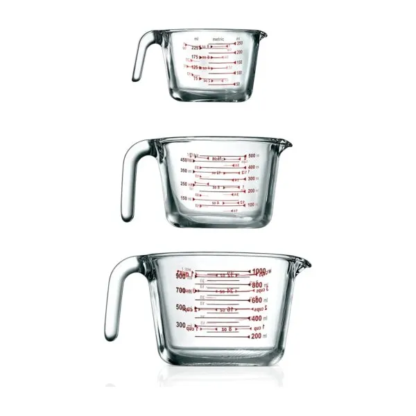 NutriChef 3 Pieces Measuring Cups
