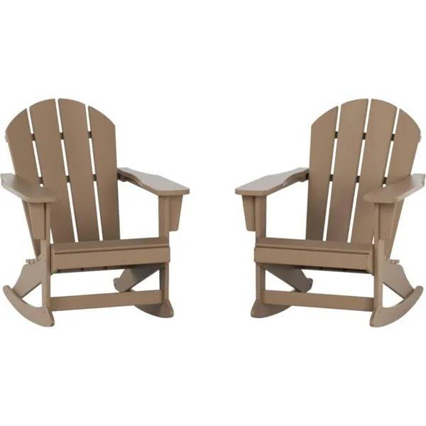 WestinTrends Malibu Outdoor Rocking Chair Set of 2
