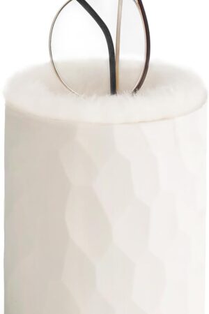 Mkono Plush Lined Eyeglasses Holder