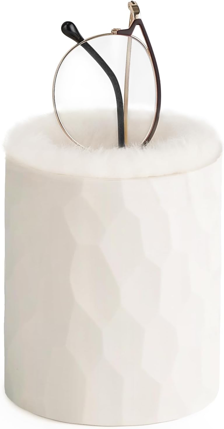 Mkono Plush Lined Eyeglasses Holder