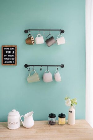 Mkono Mug Holder Wall Mounted Coffee Cup Rack - Image 4