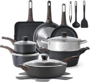 SENSARTE Pots and Pans Set Nonstick,