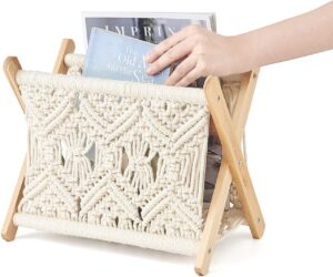 Mkono Macrame Magazine Rack - Image 6