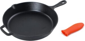Commercial CHEF Cast Iron Skillet Pan (12" Skillet)