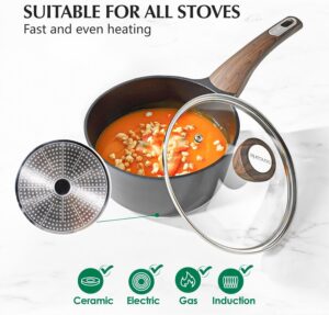 SENSARTE Pots and Pans Set Nonstick, - Image 3