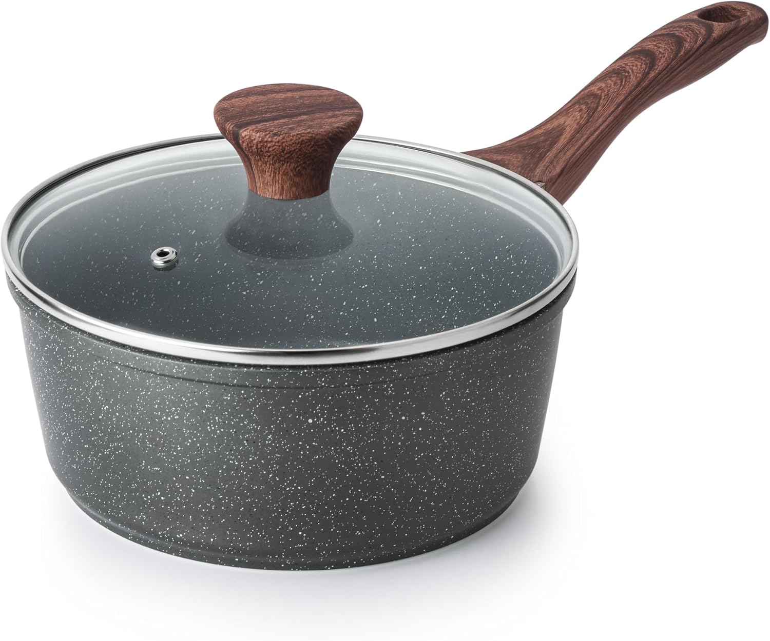 SENSARTE Nonstick Saucepan with Lid,