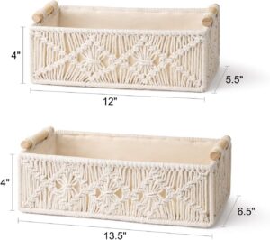Mkono Macrame Storage Baskets - Image 2
