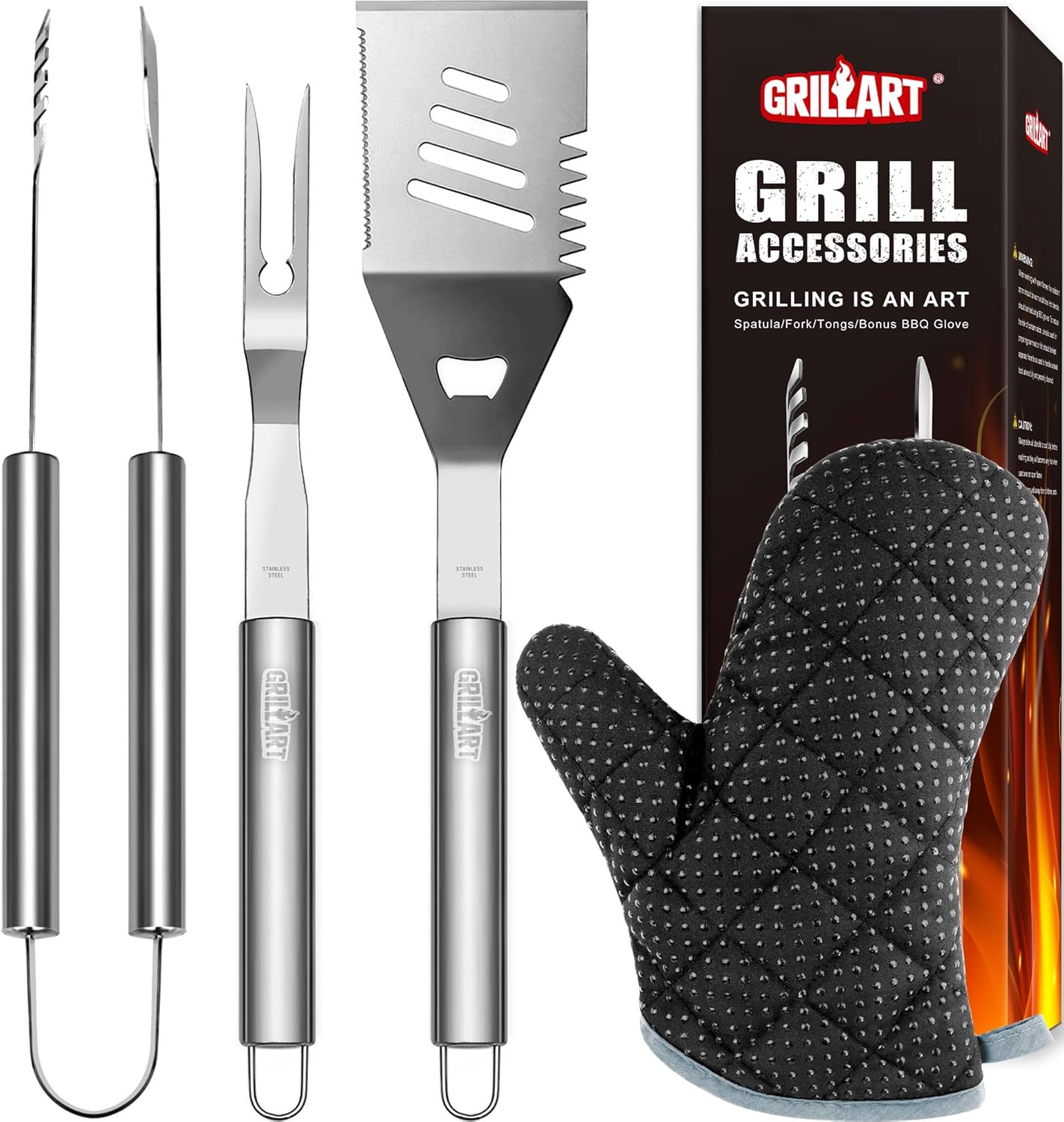 GRILLART Grill Tools Grill Utensils Set