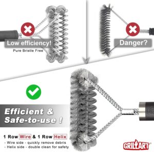 GRILLART Grill Brush [Wire + Helix] Combined - Image 4