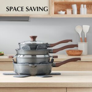 SENSARTE Nonstick Ceramic Cookware Set - Image 3
