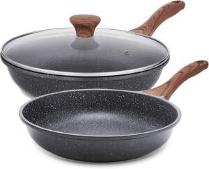 SENSARTE Nonstick Frying Pan Skillets,