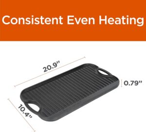 Commercial CHEF Cast Iron Griddle - Image 2