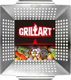 GRILLART Grill Basket Heavy Duty