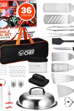 Commercial Chef 36PC Griddle Accessories Kit