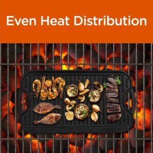 Commercial CHEF Cast Iron Griddle - Image 5